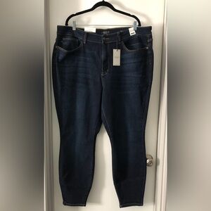 Womens Dark wash Judy Blue Skinny Fit jeans - size 22